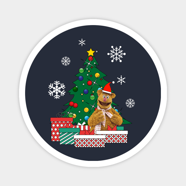 Fozzie Bear Around The Christmas Tree Muppets Magnet by Nova5